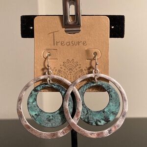 Silver and Turquoise Earrings